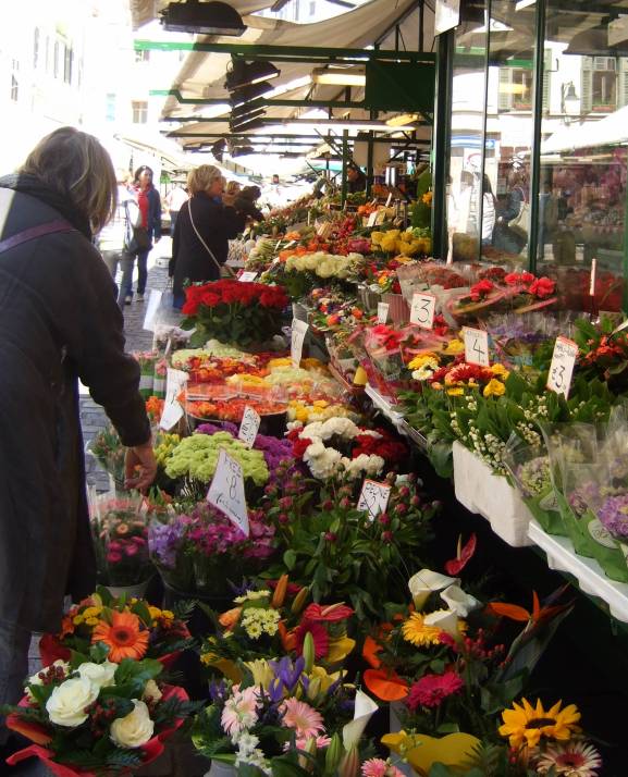 Bolzano flower market